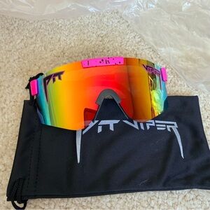 Pit Viper Rainbow Mirrored Lens with Pink Accents kids